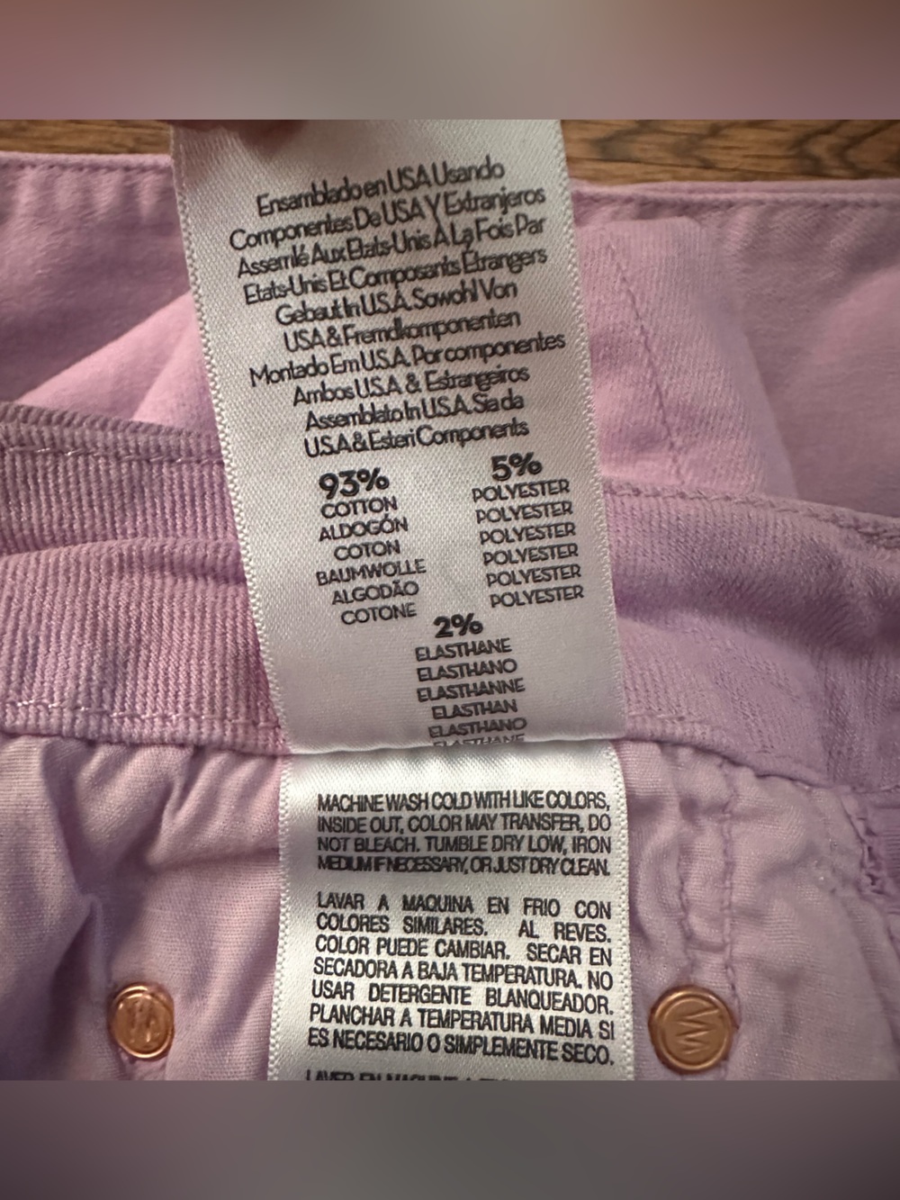 MOTHER Lavender Wide-Leg Flare Jeans 26 The Roller Sneak Second Chance raw hem - Picture 7 of 8